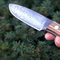 Как делают нож из дамасской стали